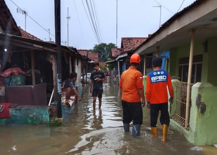 Hujan Lebat, Puluhan Rumah Terdampak Banjir di Desa Jatibarang