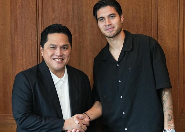 NGERI! Kevin Diks Salaman dengan Erick Thohir, Resmi Gabung dengan Timnas Indonesia