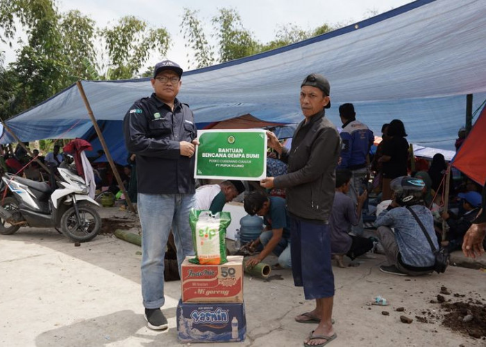 Pupuk Kujang Salurkan Bantu Korban Gempa Bumi di Pelosok Cianjur 