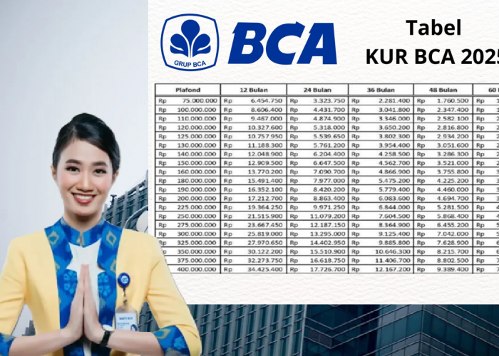 KUR BCA 2025 Plafon Rp100 Juta Sekarang Bisa Tanpa Jaminan Pengajuannya! Simak Skema Lengkapnya 