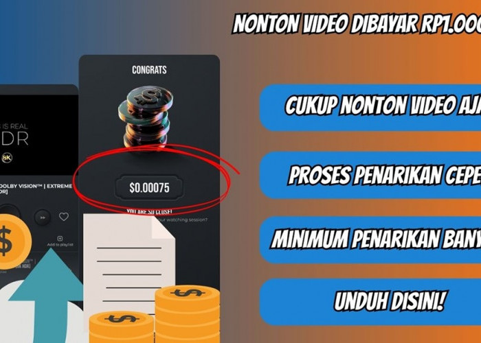 Aplikasi Penghasil Uang 2025 Ini Bikin Kamu Dapat Rp1.000.000 Cuma Dari Nonton Video! Simak Caranya