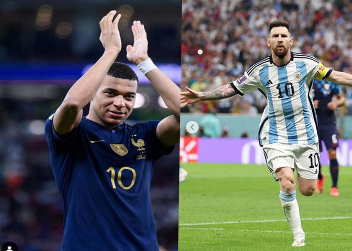 Final Ideal Prancis vs Argentina, Adu Kecerdikan Messi dan Mbappe