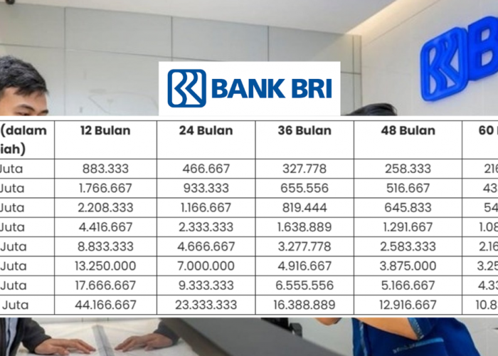 Angsuran KUR BRI 2025: Simulasi Cicilan Ringan Mulai dari Rp 21 Ribu Per Bulan