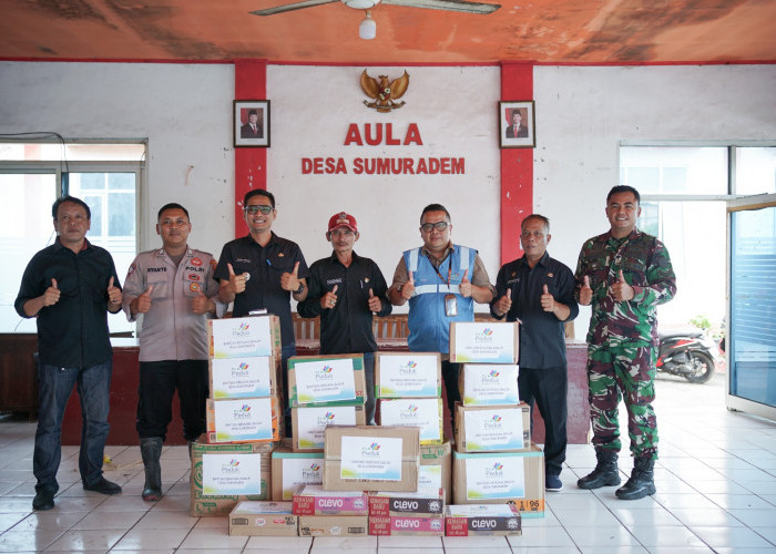 PLN Nusantara Power Tanggap Banjir, Salurkan Bantuan ke Desa Sumuradem