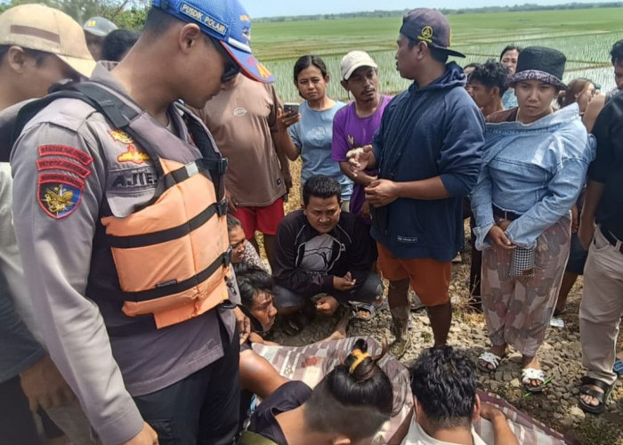 Terpeleset, Pemuda Asal Lelea Tenggelam di Sungai Kalianyar Cikedung