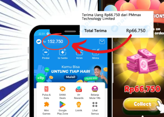 Sekali Main Sudah Bisa Withdraw Rp66 Ribu dari Aplikasi Game Penghasil Saldo DANA yang Terbukti Membayar