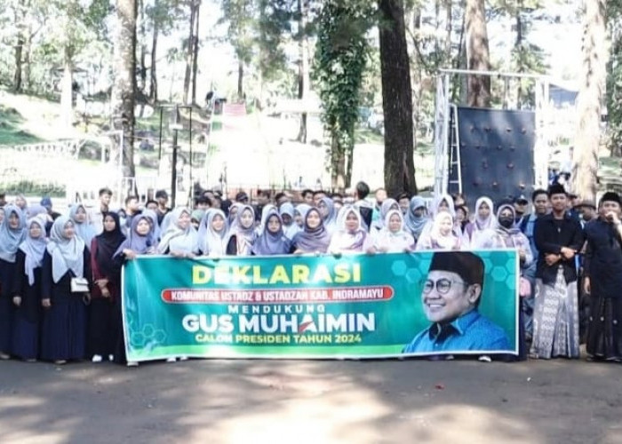 Komunitas Ustadz Ustadzah Kabupaten Indramayu Deklarasi Dukung Cak Imin Capres 2024