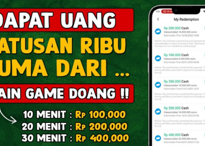 Game Penghasil Saldo DANA Terbaru 2025, Hasilkan Uang Hingga Rp500.000 Rupiah Setiap Harinya