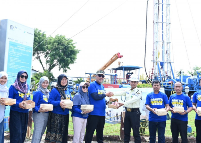 Pertamina Drilling Sebar Hewan Kurban, Salah Satunya di IDTC Indramayu