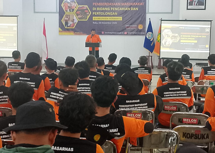 Basarnas Gelar Pelatihan Penanganan Darurat bagi Warga Indramayu