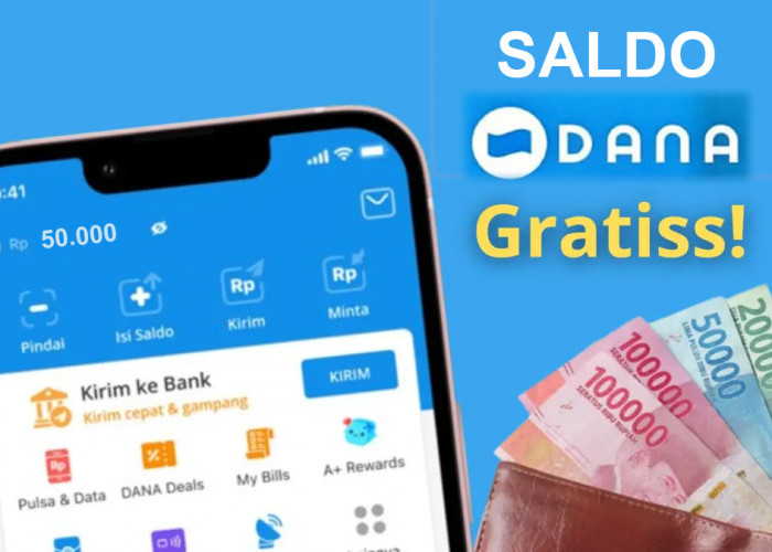 Percaya Gak Percaya, Tapi Saldo DANA Gratis Rp50.000 Bisa Masuk Dompet Digital Kamu, Tinggal Klik Ini