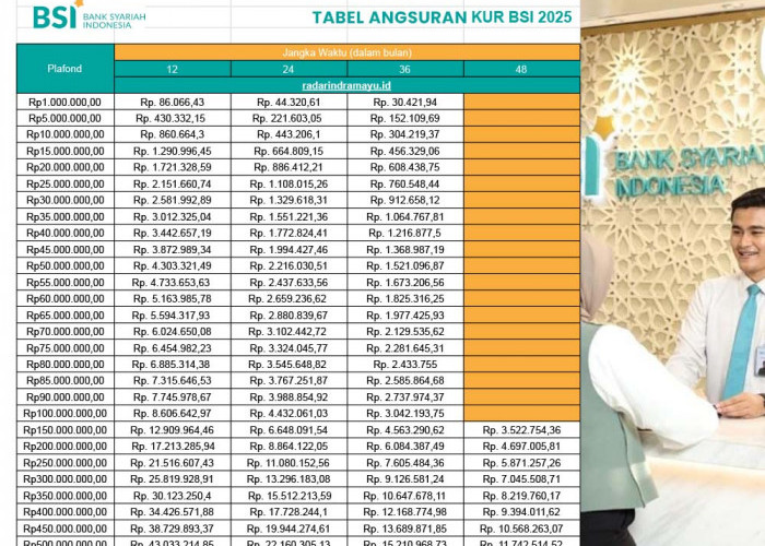 Dapatkan Pinjaman KUR BSI Rp50 Juta Tanpa Jaminan, Cicilan Ringan Mulai Rp290 Ribuan, Cocok Buat UMKM Pemula!