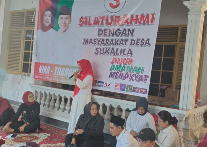 Pengasuh Pondok Pesantren Darussalam dan Warga Sukalila Dukung Nina-Tobroni 