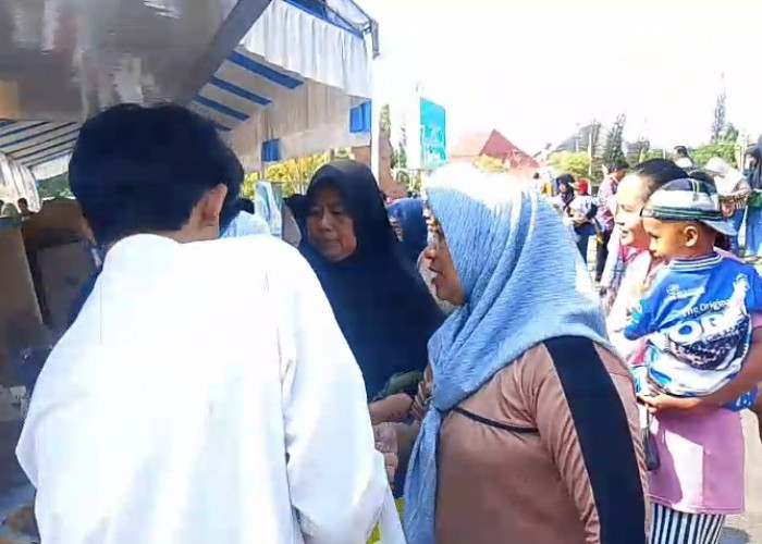 Gerakan Pangan Murah Hari Jadi ke-499 Indramayu Diserbu Warga, Harga Sembako Lebih Terjangkau