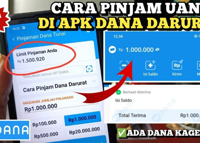 Kepepet Pinjam Uang Tanpa Perlu KTP? Ini Cara Pinjam Saldo di Aplikasi Dana Darurat Hingga 1 Juta Rupiah