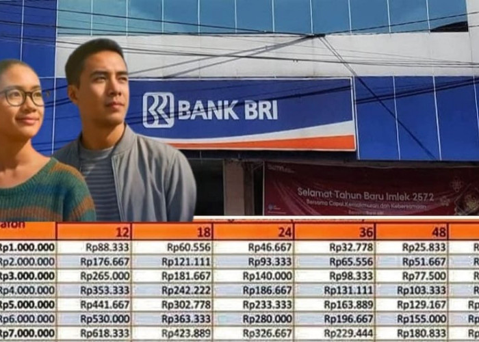 Pinjaman Dana KUR BRI Rp20 Juta Angsuran Berapa?