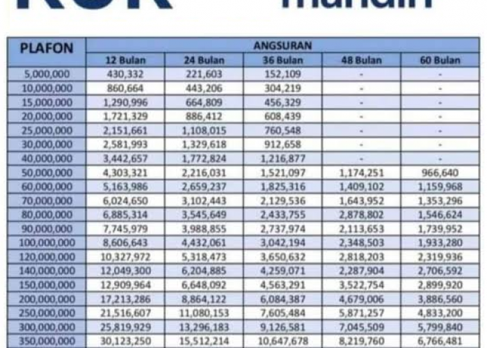 Pinjaman UMKM Tanpa Jaminan! KUR Bank Mandiri Bisa Cair Cepat Tanpa Ribet!