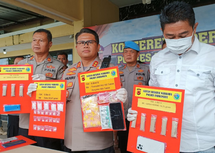 Sebulan, Polres Indramayu Ungkap 10 Kasus Narkoba dengan 13 Tersangka 