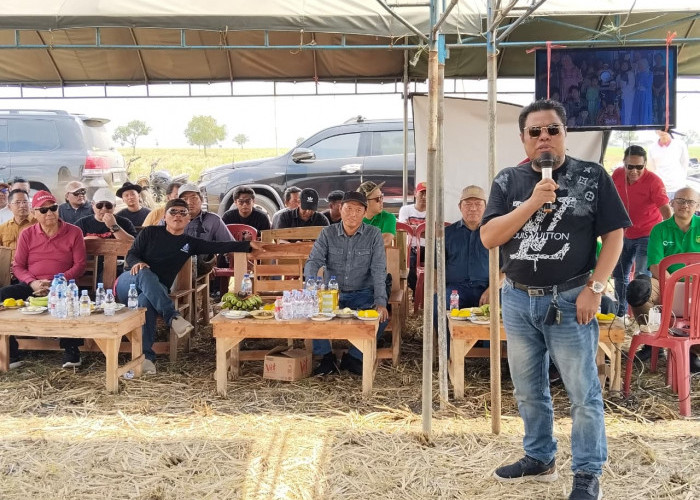H Mulyadi dan Warsim Penggerak Petani Kedelai