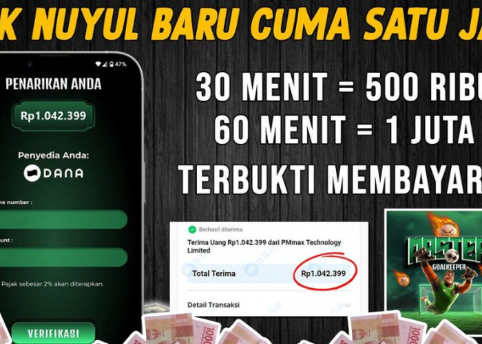 Trik Nuyul Baru, Main Cuma 1 Jam Dibayar Rp1.042.399 Langsung Masuk DANA dari Aplikasi Penghasil Uang 2025