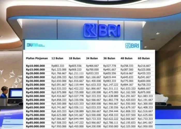 Pilihan UMKM! Tabel KUR BRI Pinjaman 100 Juta, Prosesnya Cepat & Angsuran Bisa Dipilih Hingga Lima Tahun 