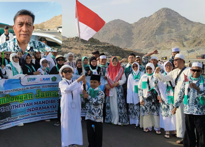 Lagu Indonesia Raya Bergema di Halaman Jabal Rahmah Arab Saudi