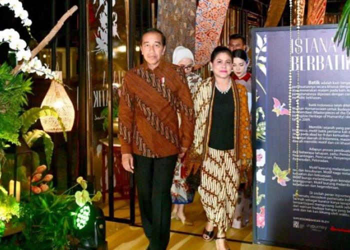Istana Batik Resmi Dibuka, Presiden Jokowi Ajak masyarakat untuk Melestarikan Seni Budaya Indonesia