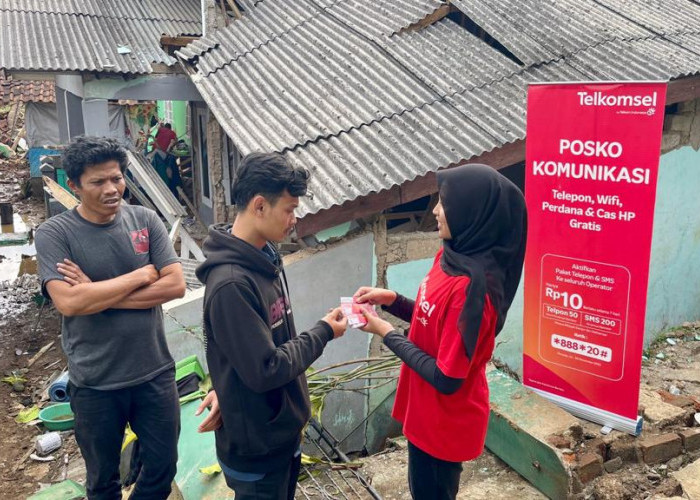 Telkomsel Percepat Pemulihan Jaringan dan Layanan di Cianjur