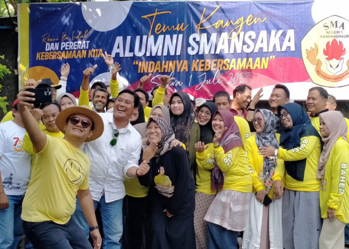 Alumni Smansaka Kompak Dukung Baher Maju Pileg Lagi