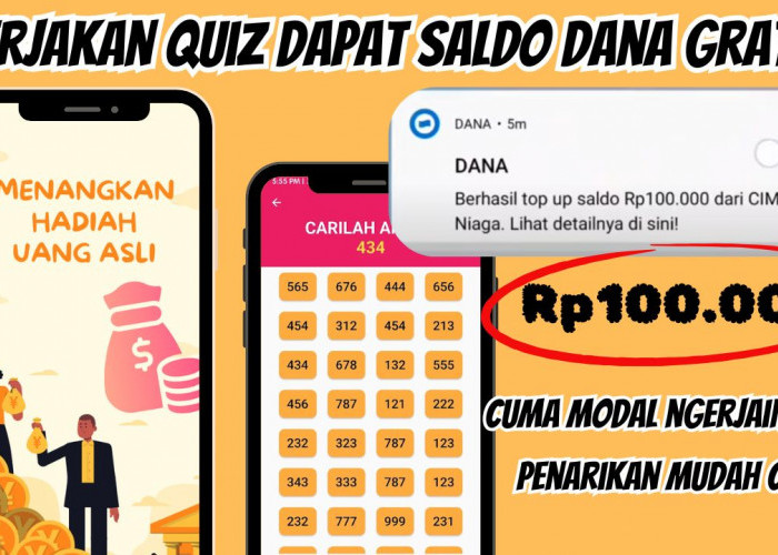 Klaim Saldo Dana Kaget Hari Ini Lewat Aplikasi Penghasil Uang Tanpa Undang Teman, Cair Rp100.000! Unduh Disini