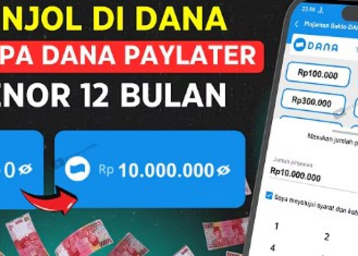 Langsung di ACC Cair Rp1.000.000, Ini Cara Pinjam Uang di Aplikasi DANA Tanpa KTP dan Paylater