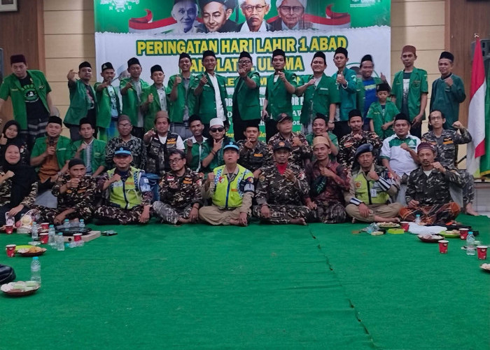 Studi Banding, PAC GP Ansor Kertasemaya Indramayu Kunjungi PAC GP Ansor Leuwimunding