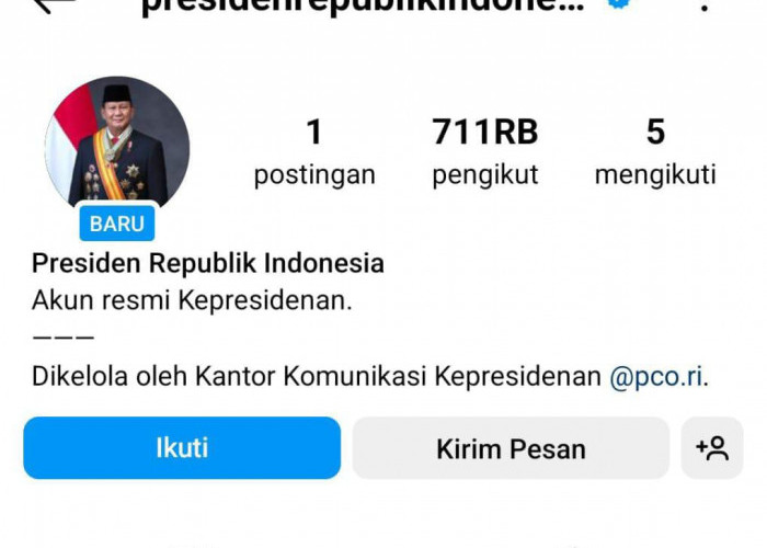 Bikin Heboh! Istana Membuat Akun Instagram Kepresidenan dan Republik Indonesia