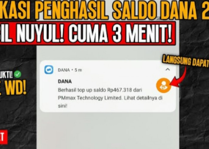 Tanpa Tugas dan Misi Apapun, Dibayar Rp 467.358 ke E-wallet dari Aplikasi Penghasil Uang Termudah 2025