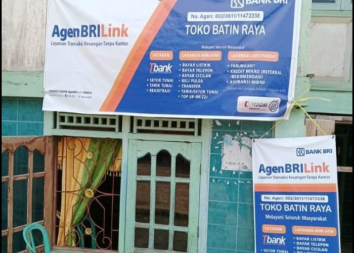 Bantu Pencairan dan PKH, Brilink Bating Raya Talang Pangeran Layani Pencairan Jemput Bola