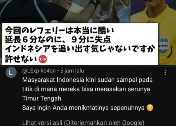 Netizen Jepang Ikut Komentari Kecurangan Pertandingan Indonesia Vs Bahrain, 'Kami Pernah Mengalaminya'