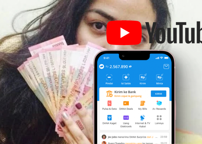 Belum Banyak Orang Tahu, Bisa Hasilkan Rp500.000 Per Hari, Cara Dapat Saldo DANA Gratis dari Youtube