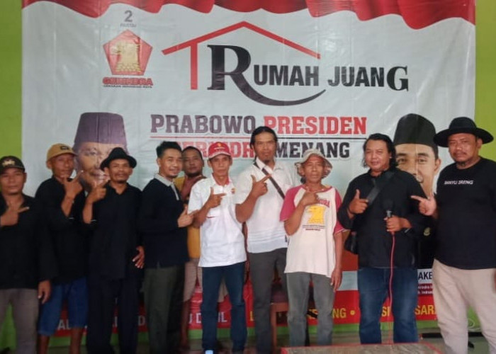 Simpatisan Gerindra Dirikan Rumah Juang Prabowo