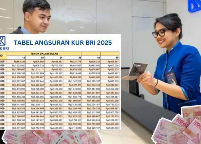 Pinjam Rp15 Juta Lewat KUR BRI 2025 Cicilan Mulai 300 Ribuan, Ini Tabel Angsuran Sampai 5 Tahun