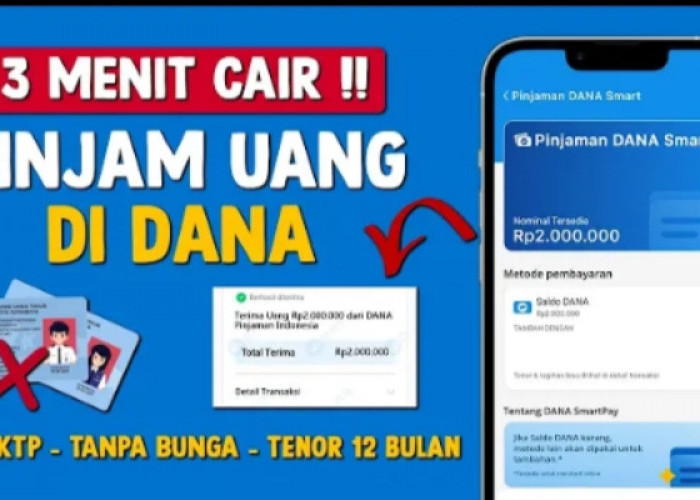 Tanpa Akun Premium, 3 Menit Cair Rp2.000.000! Ini Cara Pinjam Saldo di Aplikasi DANA Paling Satset