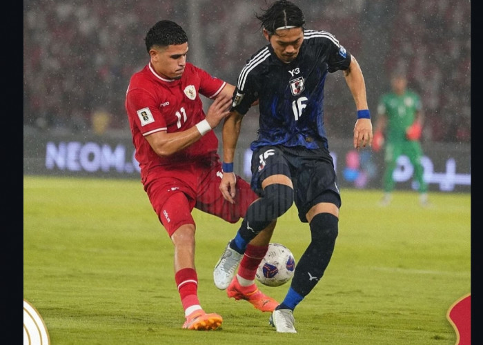 Babak Pertama, Timnas Indonesia vs Jepang, Tertinggal 2 Gol, Justin Hubner Cetak Gol Bunuh Diri