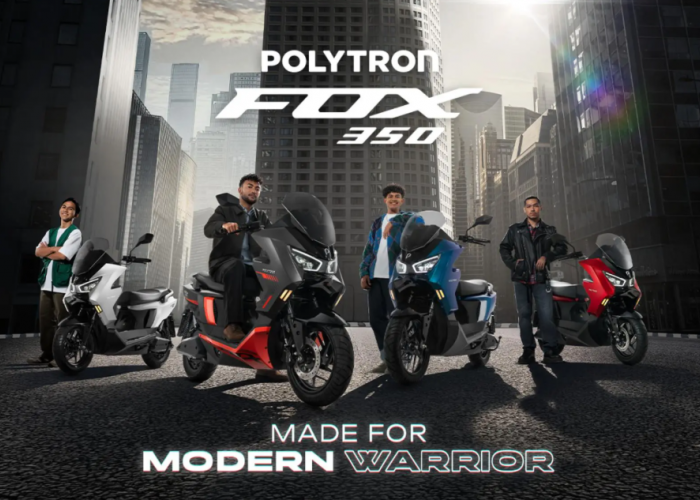 Kredit Sepeda Motor Listrik Terbaru Polytron Fox 350, Baterai Tahan Lama dan Harga Bersahabat!