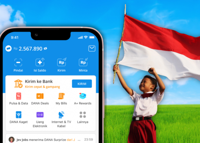 Spesial Hari Kemerdekaan, DANA Kembali Membagikan Saldo DANA Kaget Senilai Rp171.945! Klaim Sebelum Kehabisan!