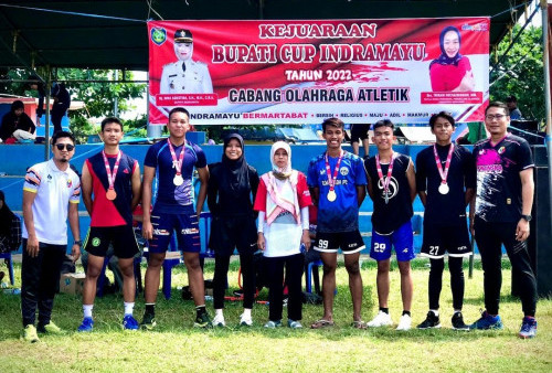 SMAN 1 Sukagumiwang Dominasi Kejuaraan  Atletik Bupati Cup 2022