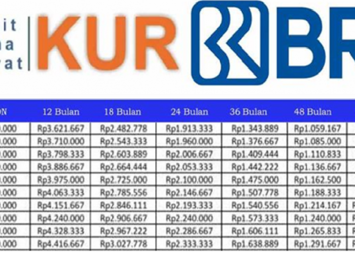 Pinjam Rp5–50 Juta di BRI Tanpa Ribet! Ini Tabel Angsuran KUR Terbaru 2025