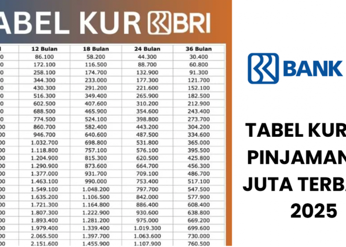 Simak Tabel Angsuran Pinjaman 25 Juta KUR BRI untuk Modal Tambahan Pelaku UMKM
