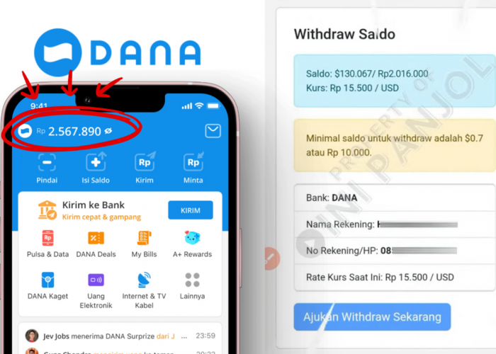 Modal HP RAM 2GB dan Kuota Internet 1GB, Langsung Cair Saldo Dana Gratis dari Google Sebanyak Rp2 Jutaan