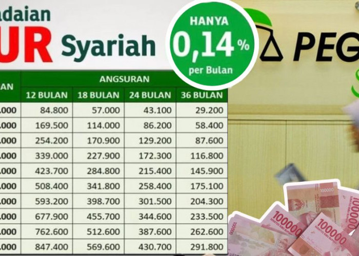 Pinjaman Rp10 Juta KUR Syariah Pegadain untuk UMKM, Bunga 0 Persen, Cicilan 200 Ribuan, Ini Persyaratannya!