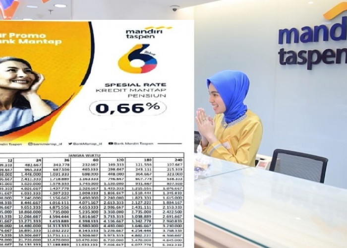Dapatkan Pinjaman Pensiunan Mandiri Taspen Limit Hingga 500 Juta, Cicilan 60 Ribu dengan Bunga Flat 1 Persen