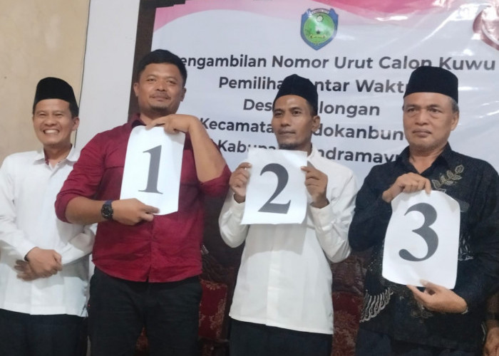 Tiga Calwu PAW Kaplongan Sudah Miliki Nomor Urut